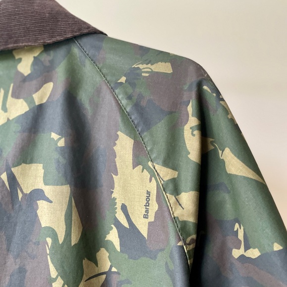 Rare Barbour Waxed Camouflage Bourne Jacket - Picture 10 of 10